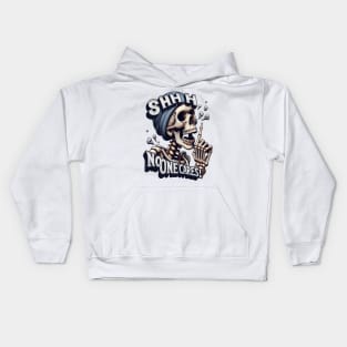 Silent Skeleton Unveiling the Mysterious Bandana Kids Hoodie